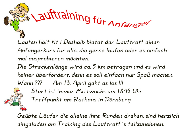 lauftraining